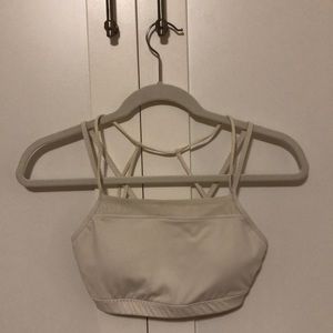Athleta sports bra size XS white
